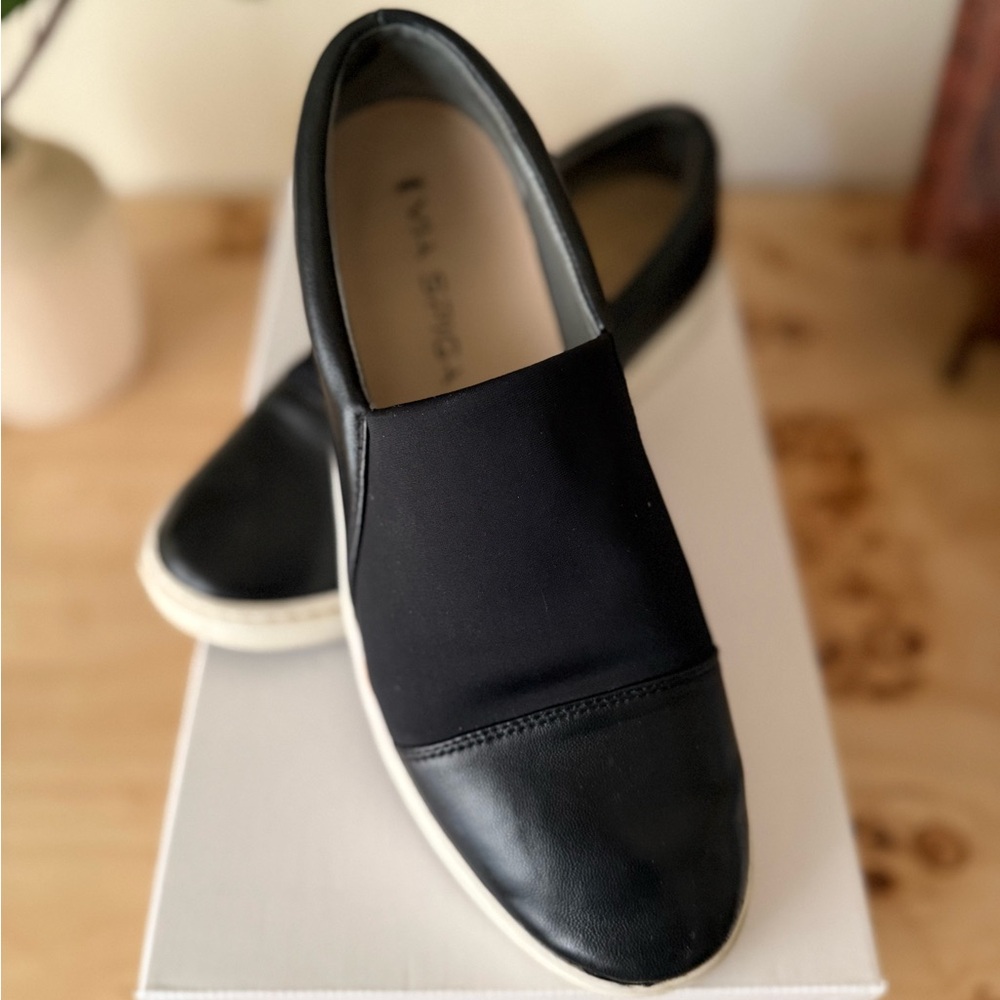 Via Spiga Raine Black Slip-On Women’s Shoes